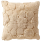 Preview: Dutch Decor Kissenhülle 'Pom' 45 x 45 cm Summer Sand - Beige